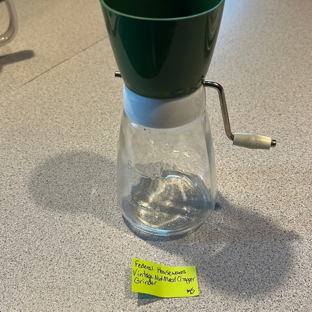 Federal Housewares Vintage Nut Meat Chopper